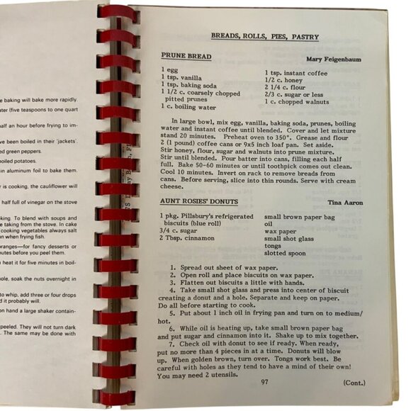 Kulanu Cooks With Temple Sinai Cookbook Palm Beach County FL 1986 Spiral Bound - Picture 9 of 12